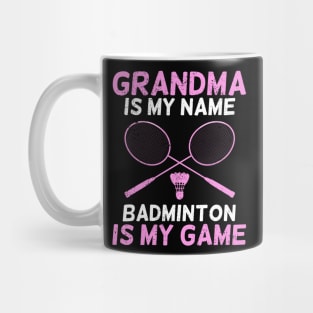 Grandma Badminton Player Grandmother Gift Mug